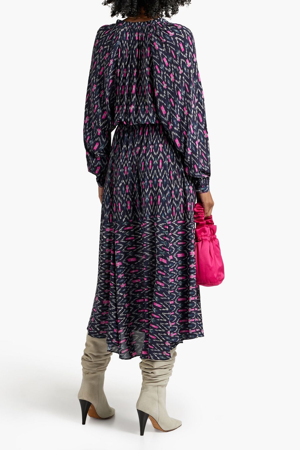 MARANT ÉTOILE Arbela printed crepe midi dress