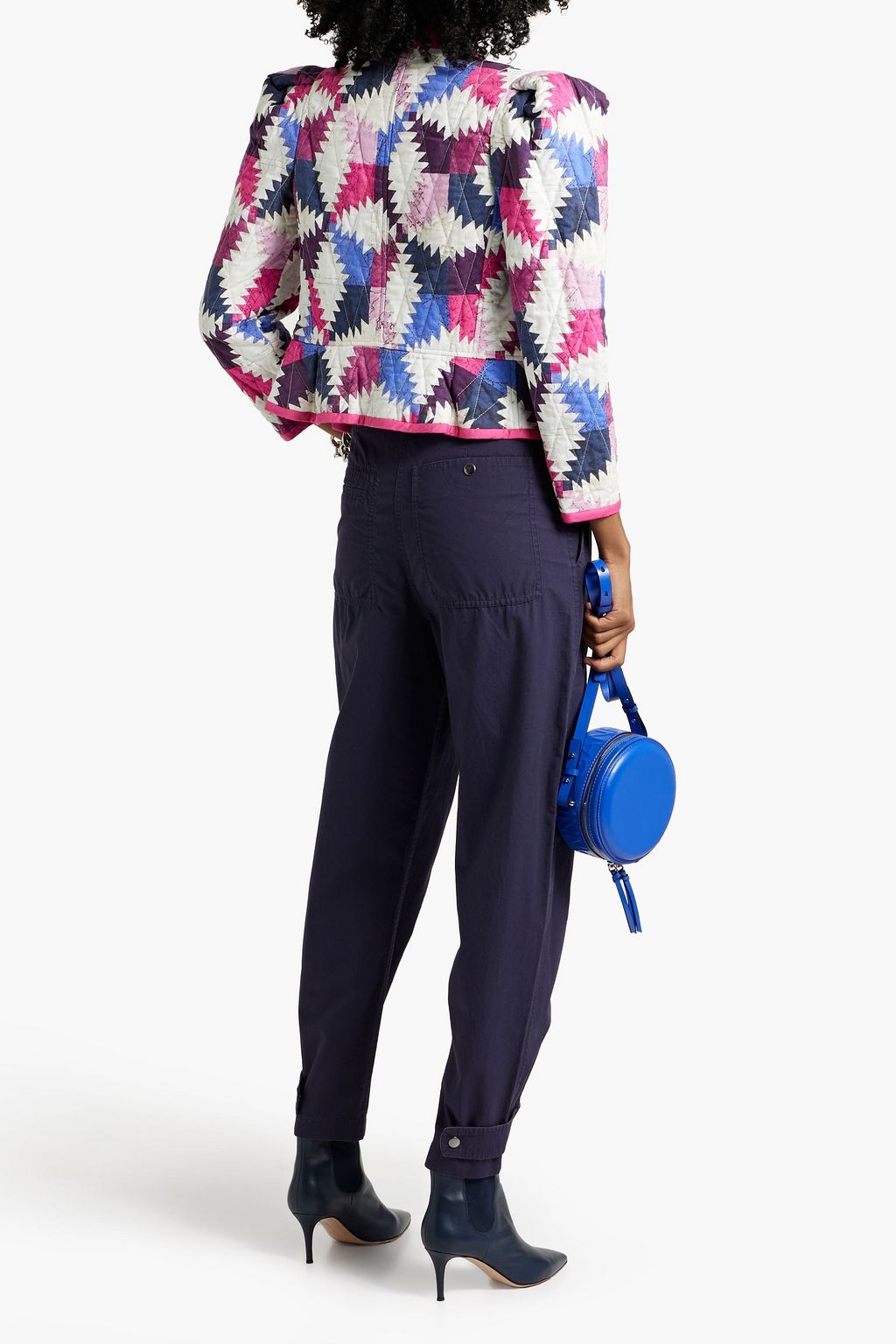 MARANT ÉTOILE Quilted printed cotton jacket