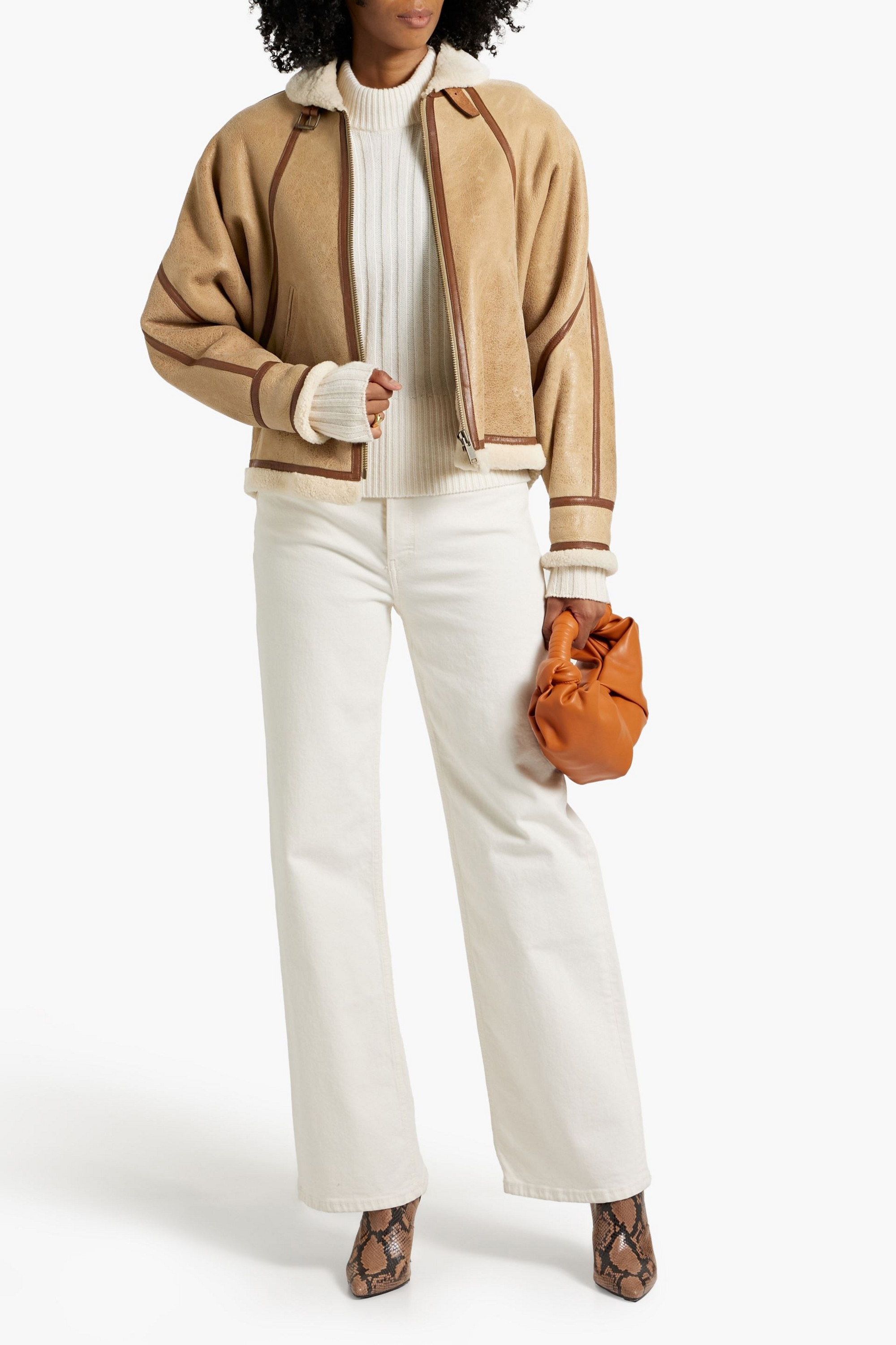 Marant Étoile Acaste shearling jacket