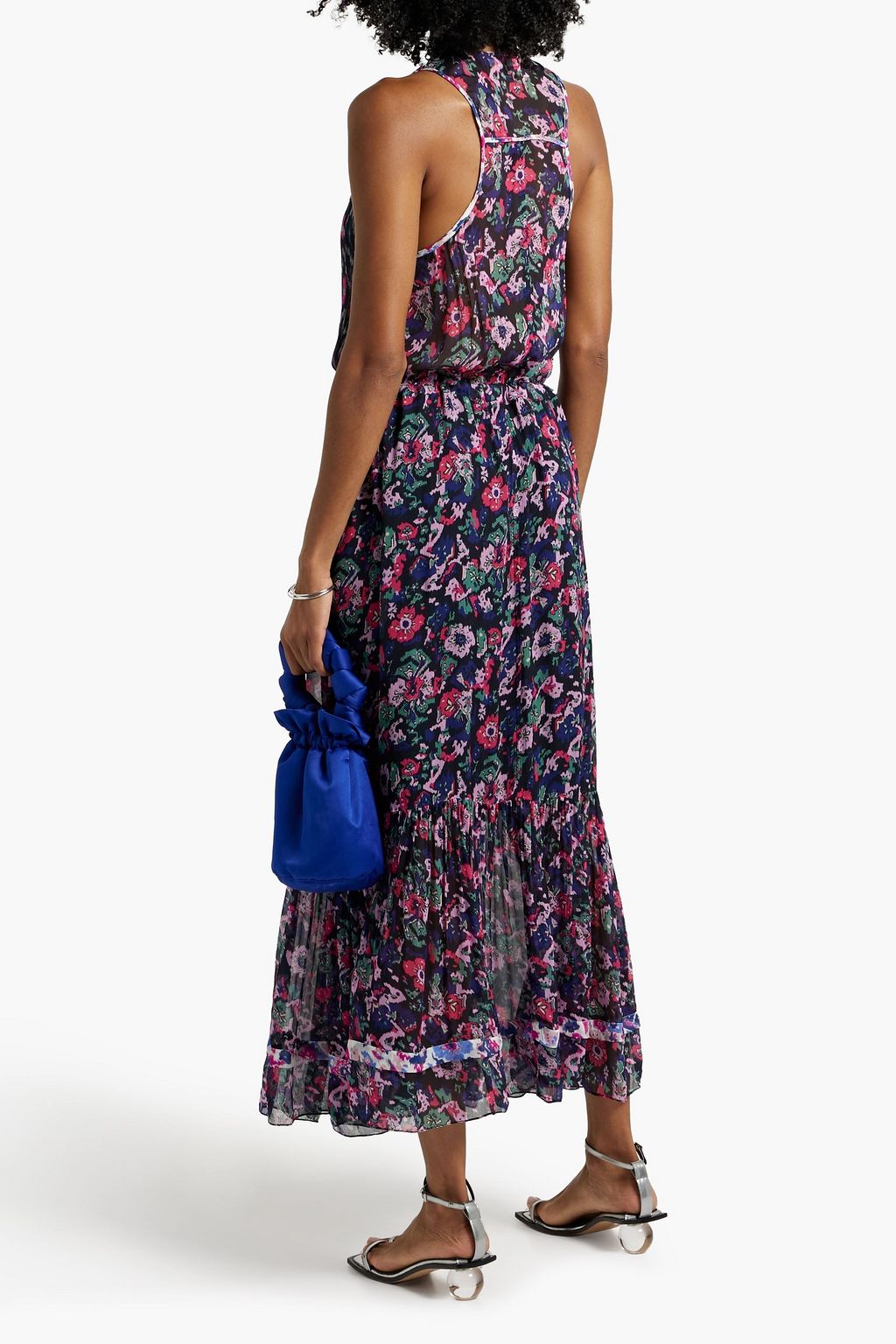 MARANT ÉTOILE Randia floral-print voile maxi dress