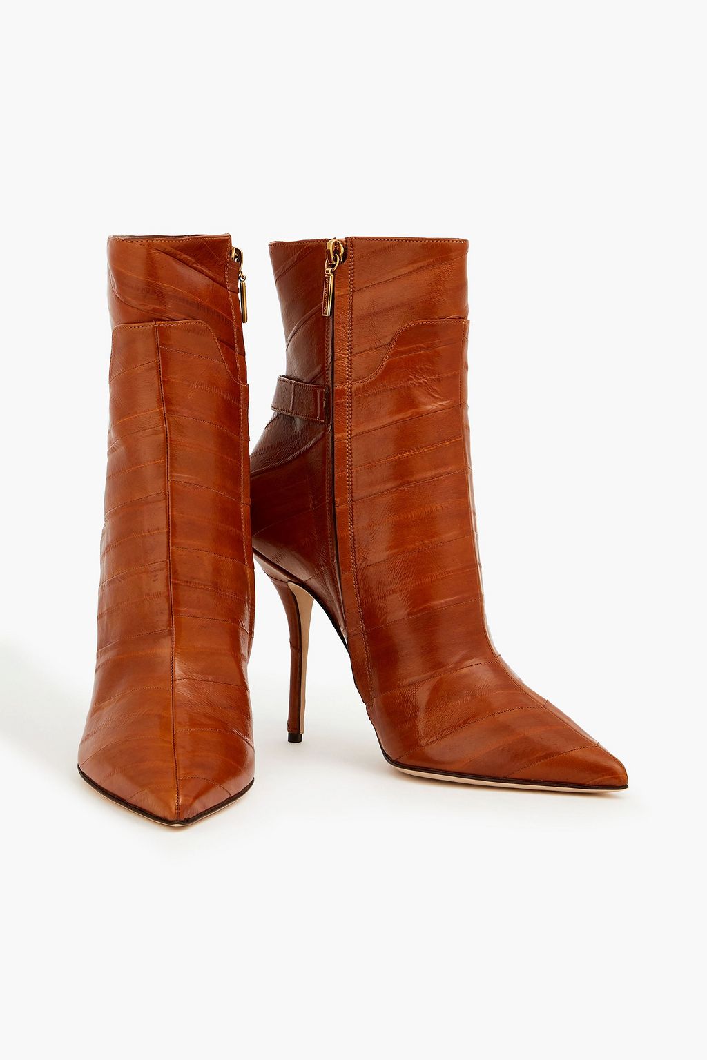 DOLCE&GABBANA Embellished eel ankle boots