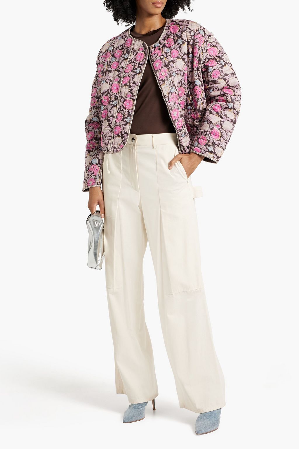 MARANT ÉTOILE Gelio quilted printed cotton jacket
