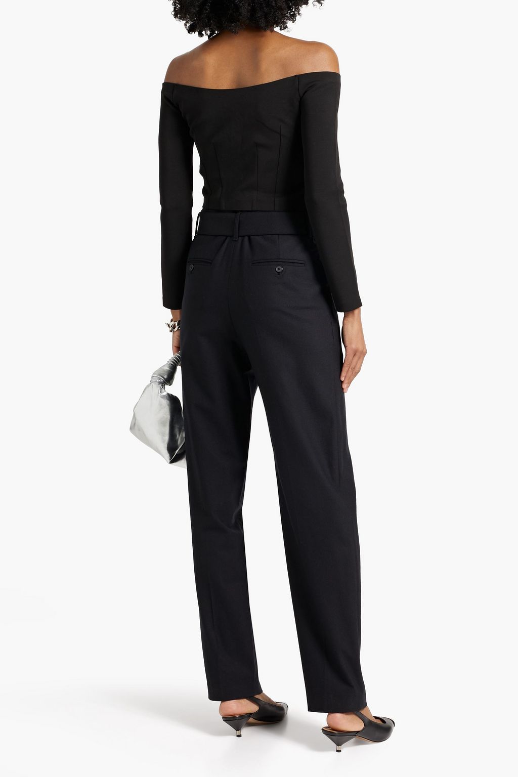 IRO Fantine off-the-shoulder stretch-jersey top