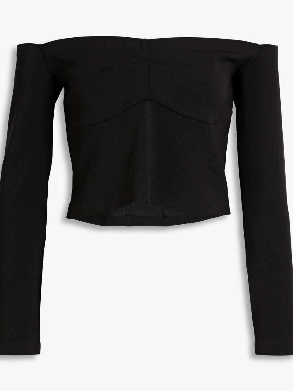 fantine off-the-shoulder stretch-jersey top