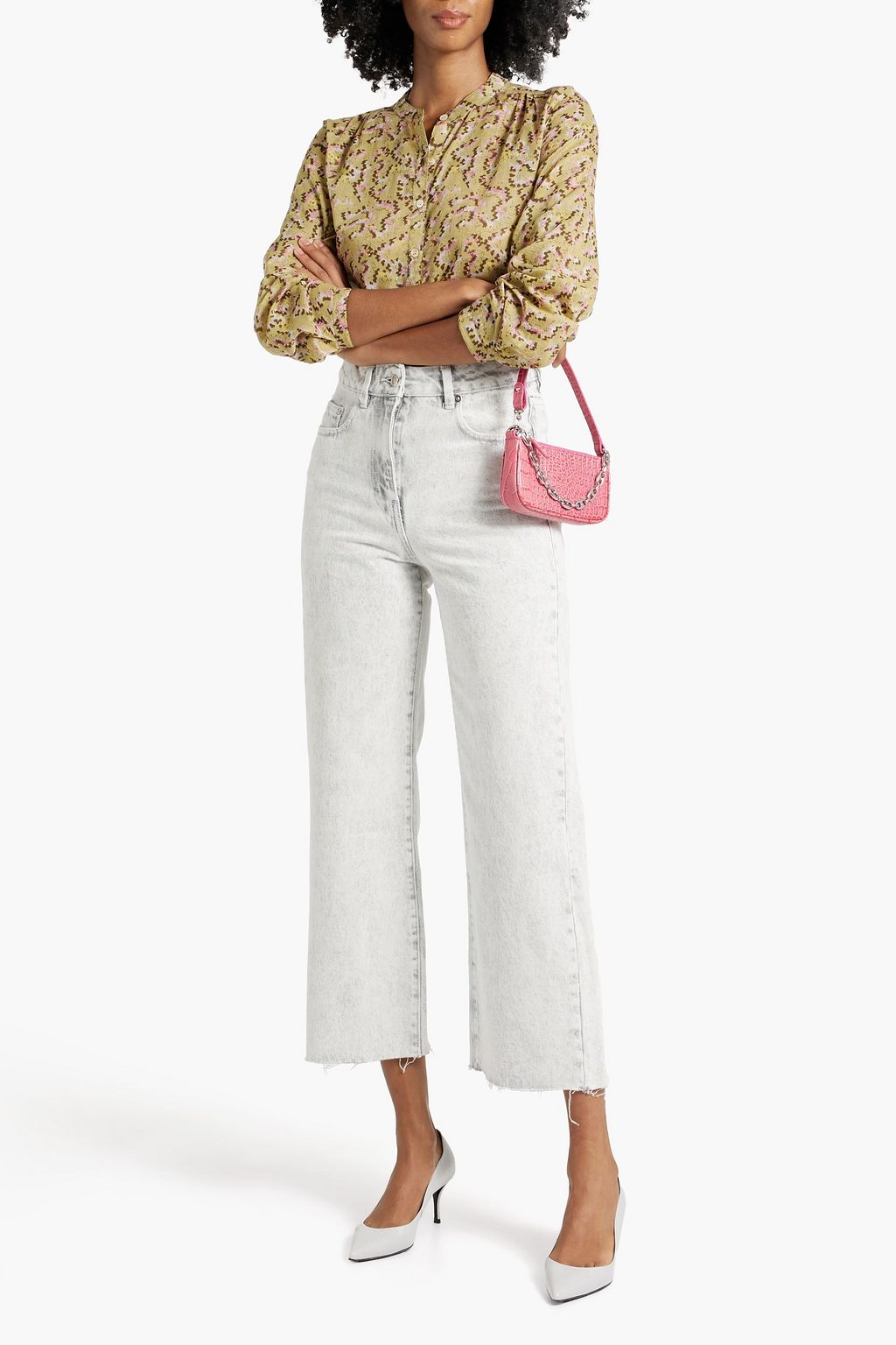 MARANT ÉTOILE Maria printed cotton-voile blouse