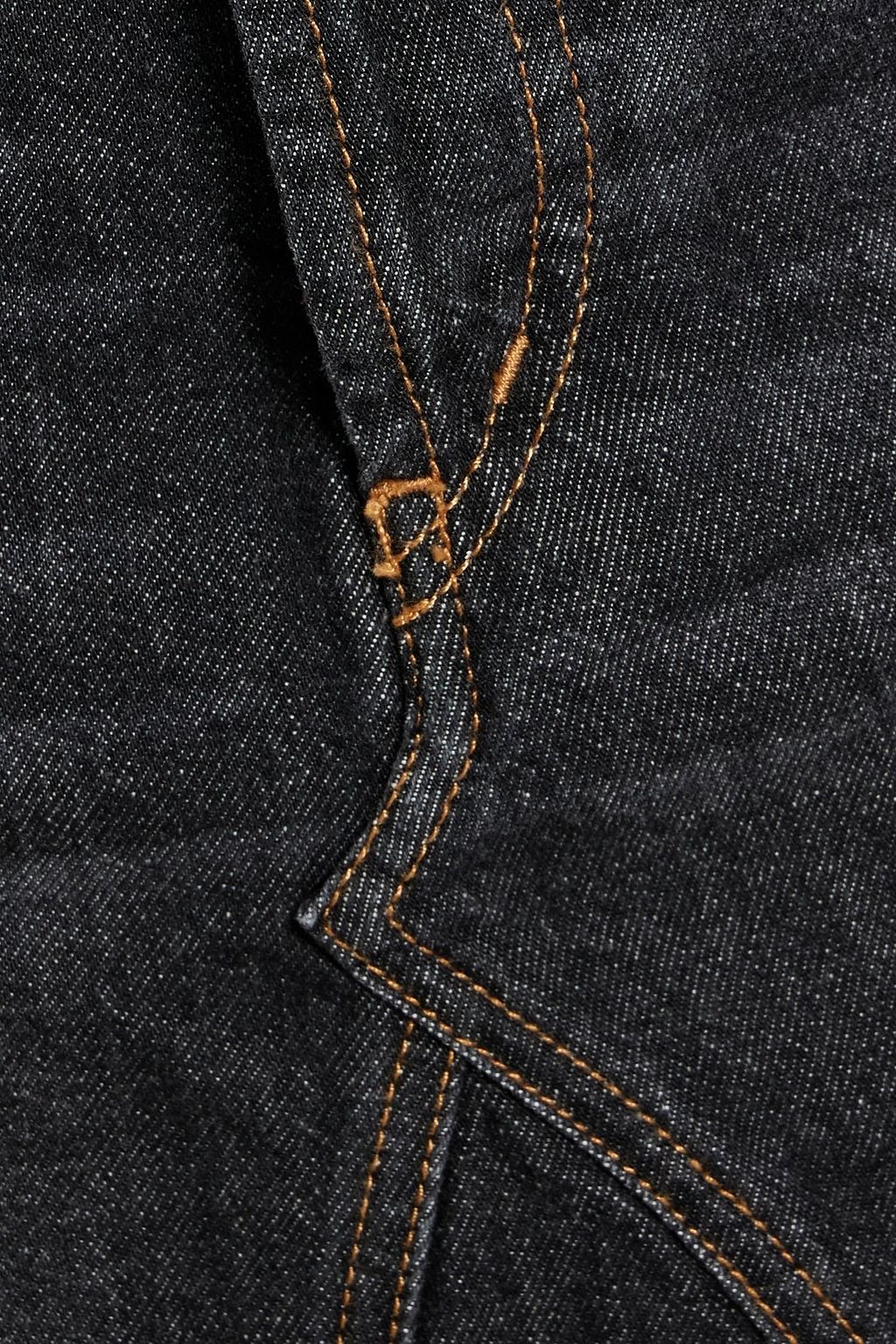 MARANT ÉTOILE Fiali faded denim skirt