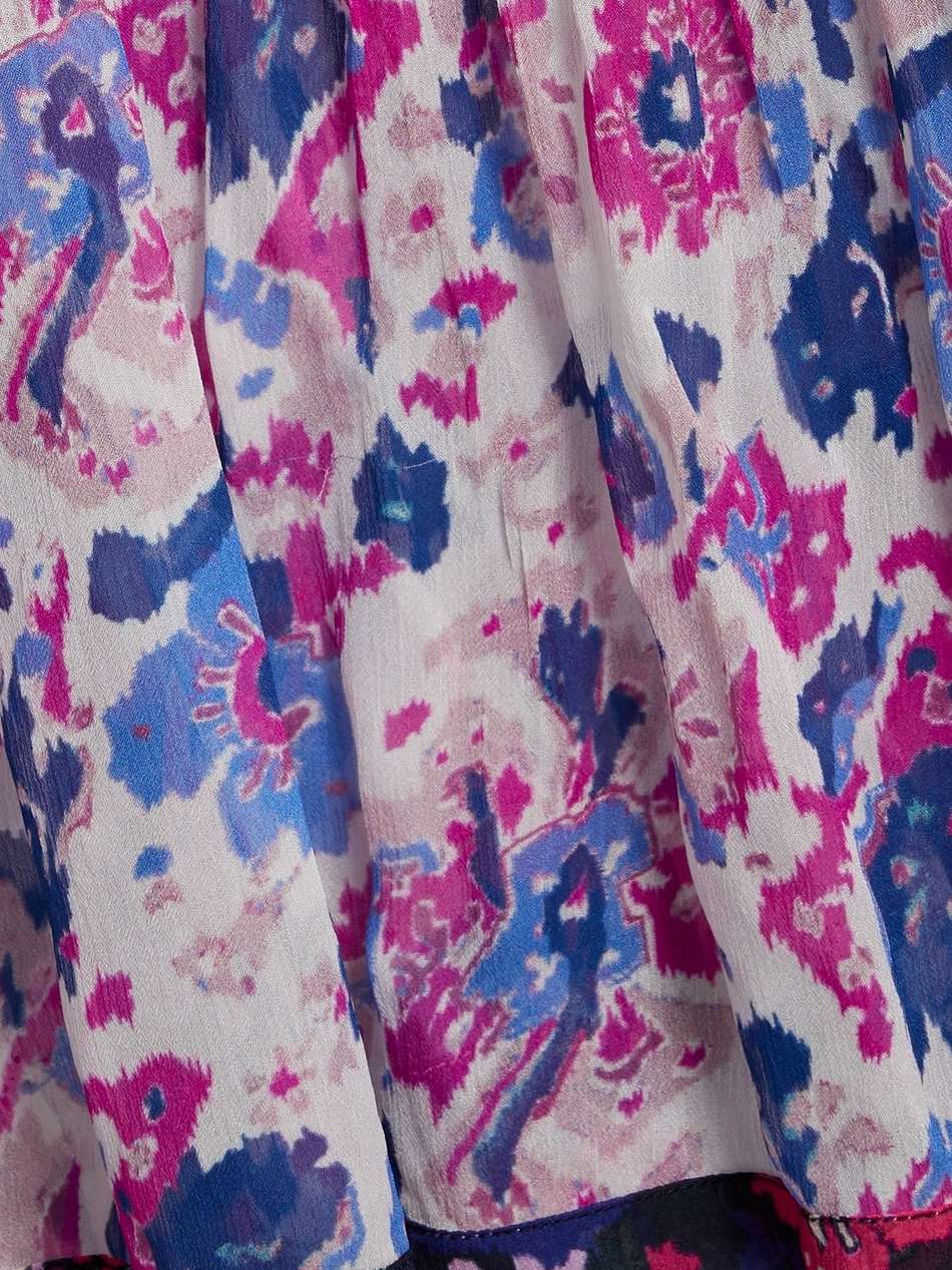 randia floral-print voile maxi dress