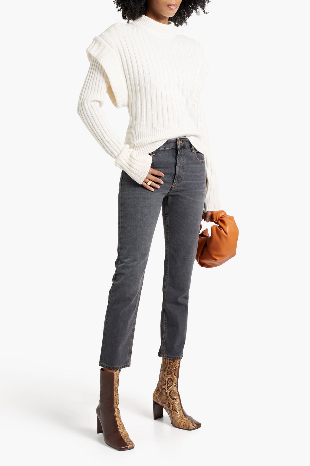 MARANT ÉTOILE Cropped boyfriend jeans