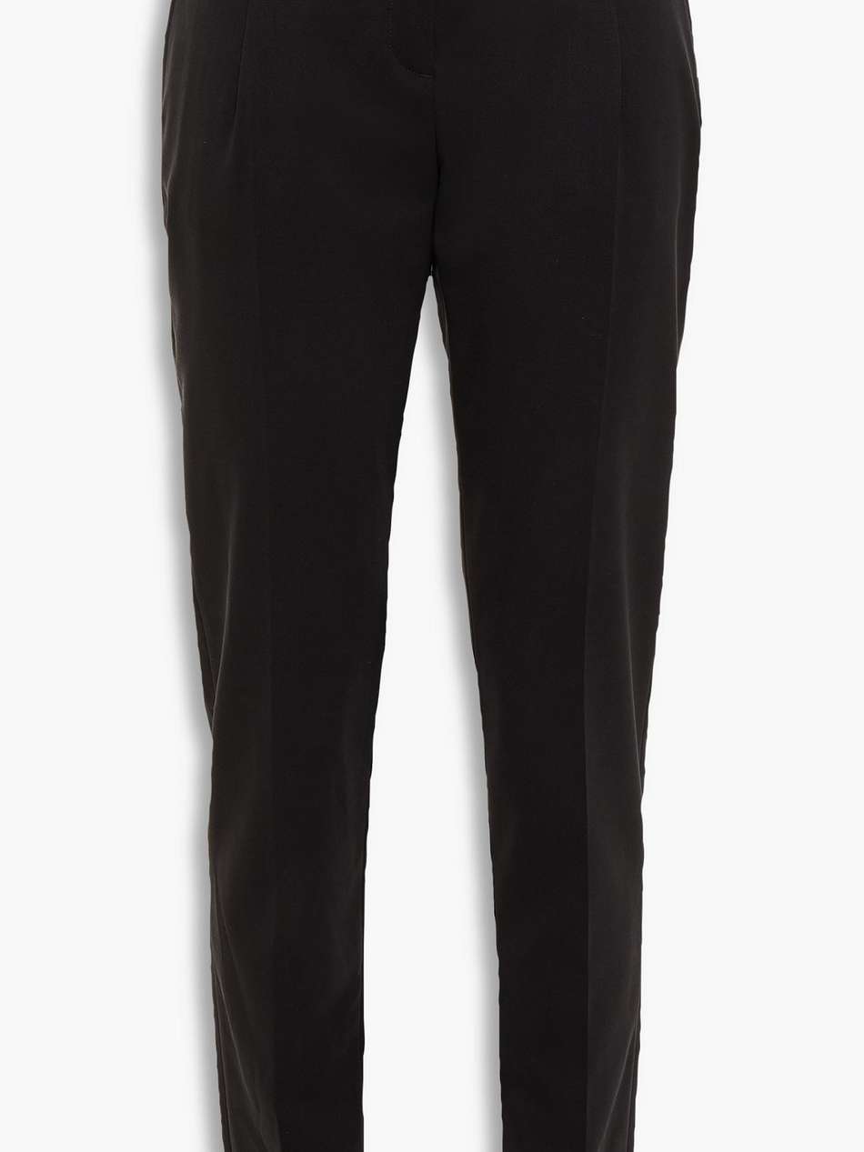 wool-blend slim-leg pants