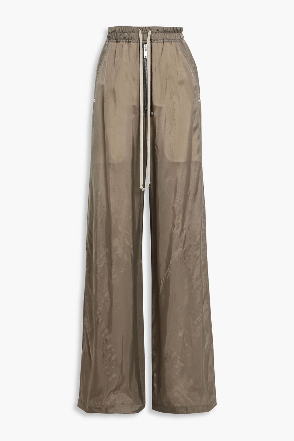 Rick Owens Voile Cargo Pants In Taupe