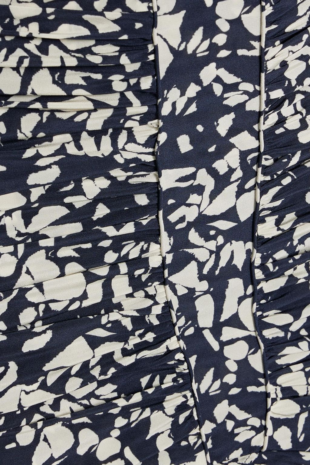 ISABEL MARANT Milendi ruffled printed stretch-silk mini skirt