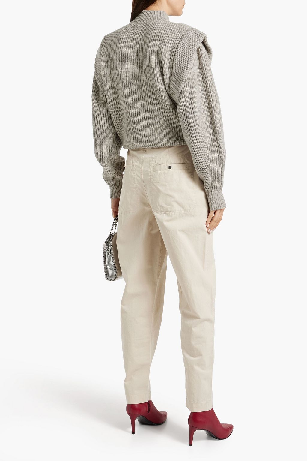 ISABEL MARANT Peggy ribbed cashmere and wool turtleneck sweater