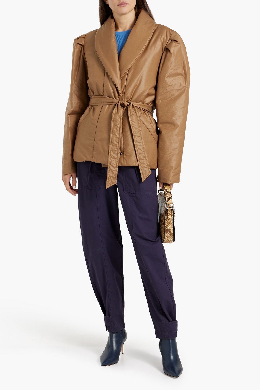 ISABEL MARANT Cilabadi padded shantung jacket