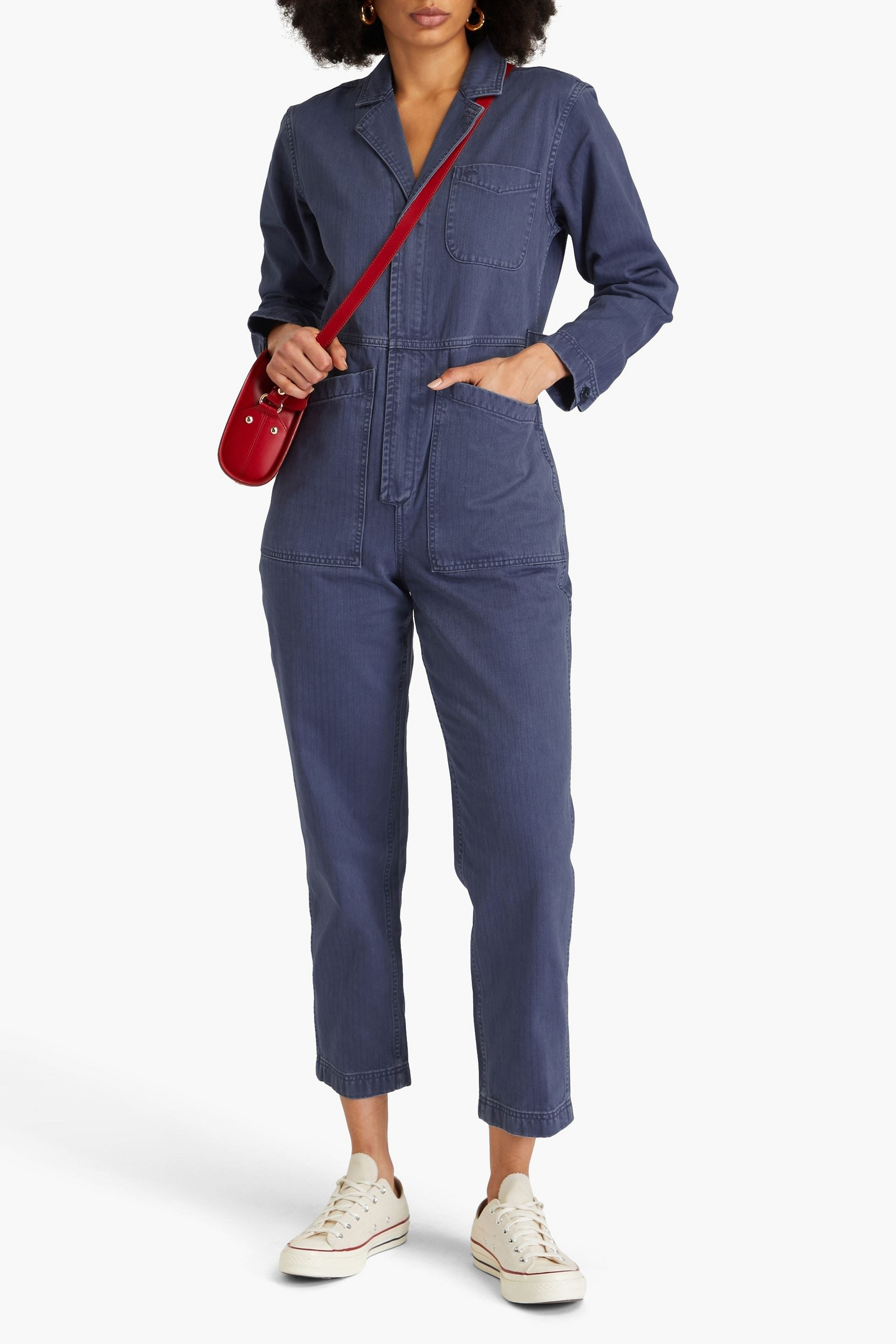 Alex Mill Standard herringbone cotton jumpsuit