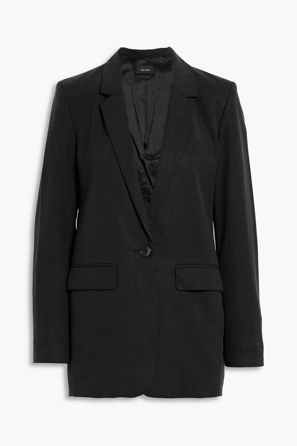 Isabel Marant Oratela Cotton Blazer In Black