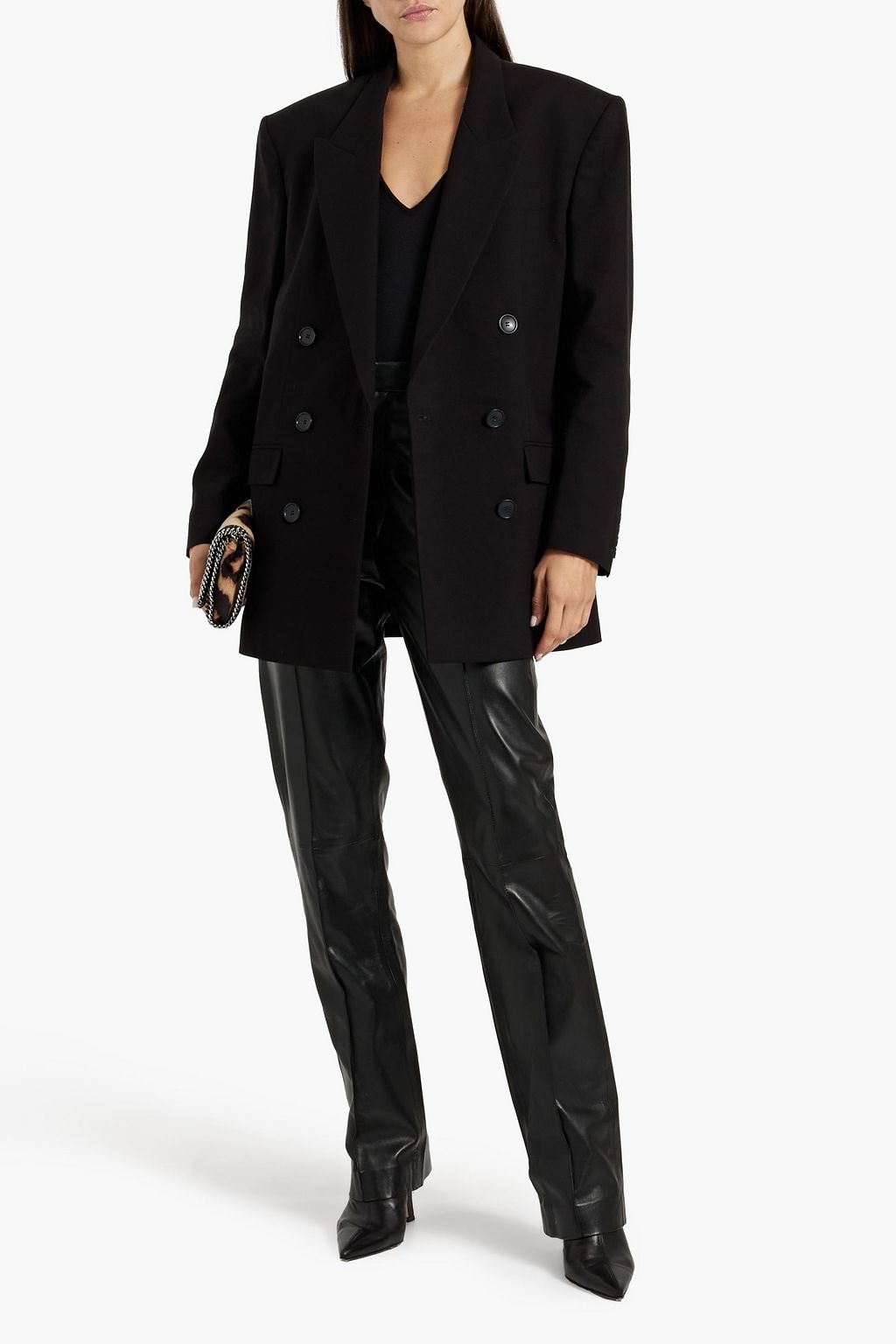 ISABEL MARANT Double-breasted crepe blazer