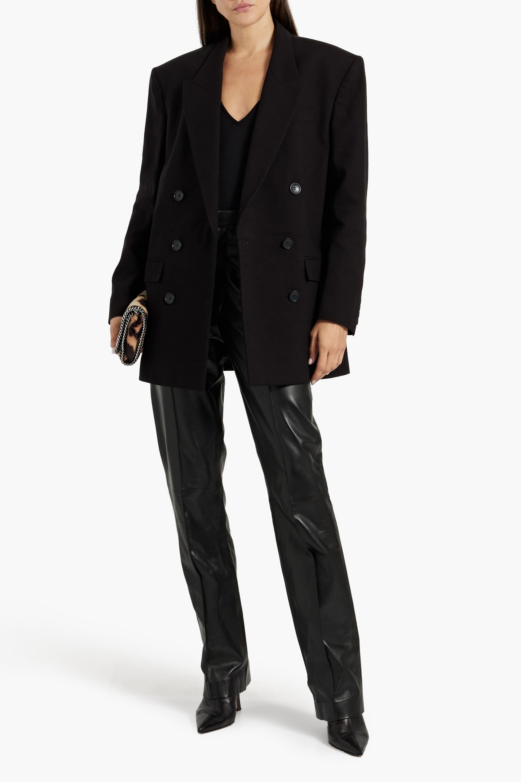 Isabel Marant Double-breasted crepe blazer
