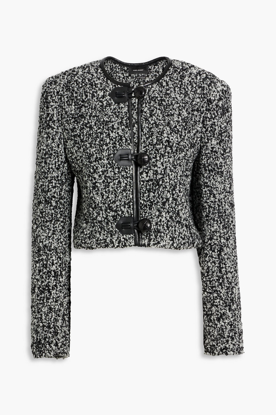 Isabel Marant Gradilia Wool-blend Bouclé-tweed Jacket In Black