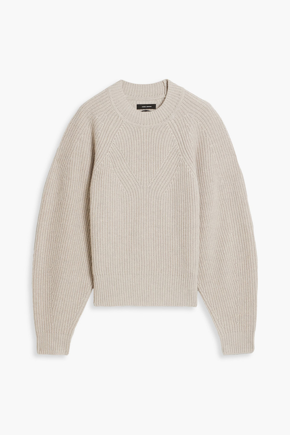 Isabel Marant Azel Wool And Cashmere-blend Sweater In Beige