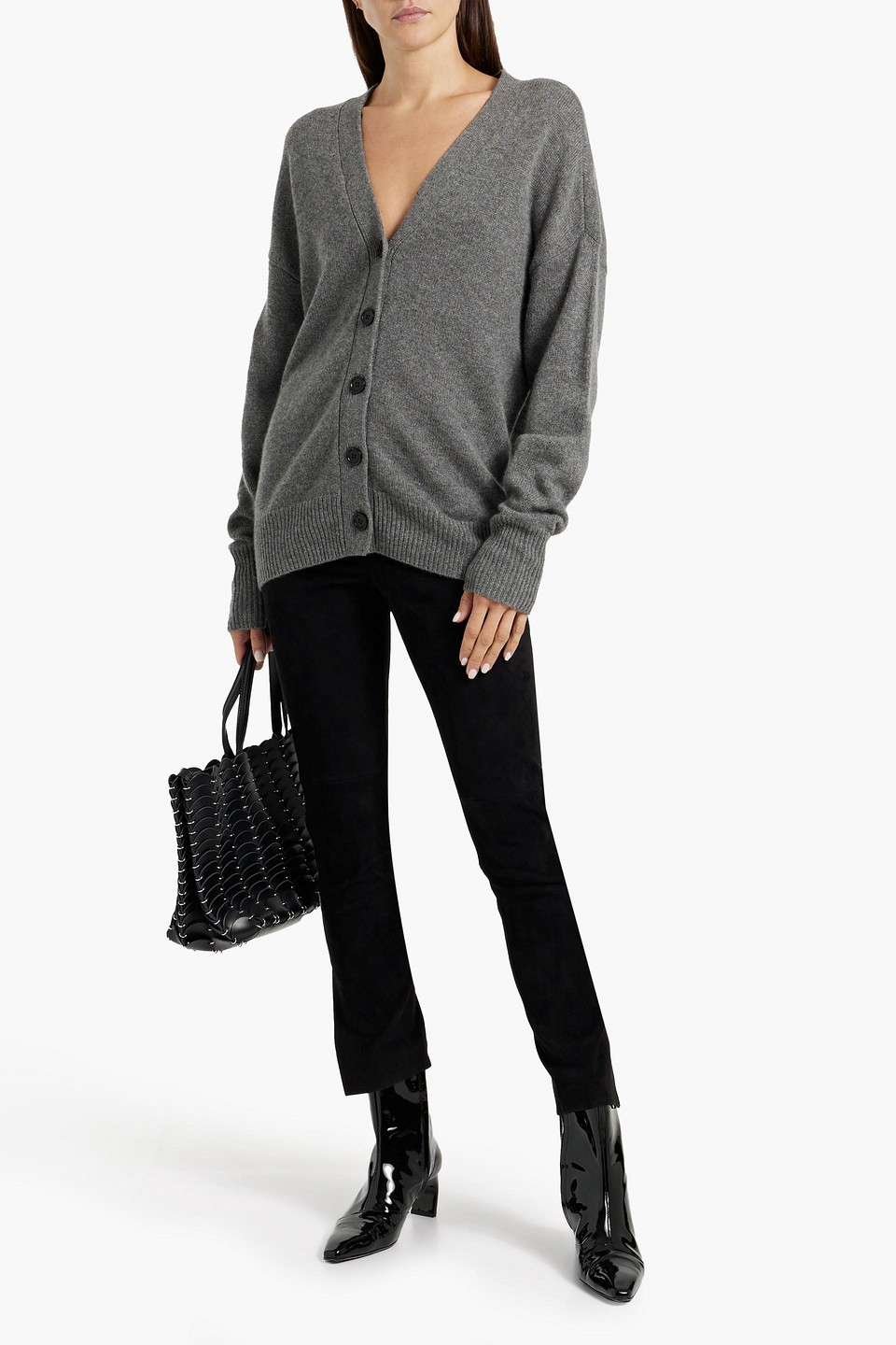 ISABEL MARANT AJULIKO SUEDE SLIM-LEG PANTS