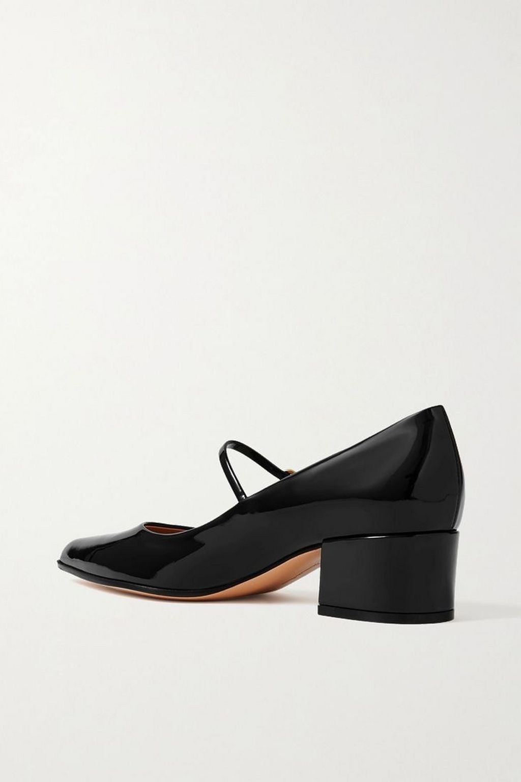 GIANVITO ROSSI Ribbon patent-leather Mary Jane pumps