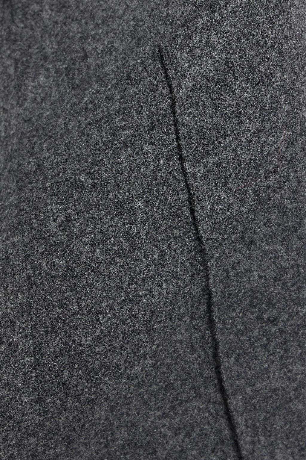 ISABEL MARANT Rokia mélange wool straight-leg pants