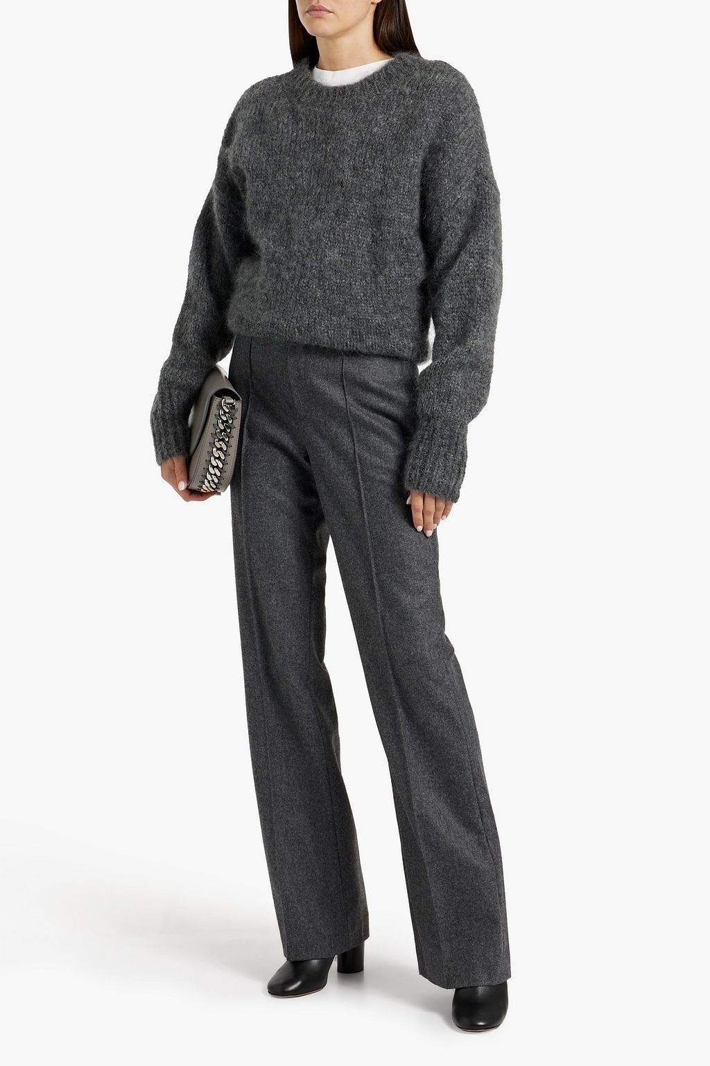ISABEL MARANT Brushed mohair-blend sweater | THE OUTNET ISABEL MARANT Brushed mohair-blend sweater | THE OUTNET