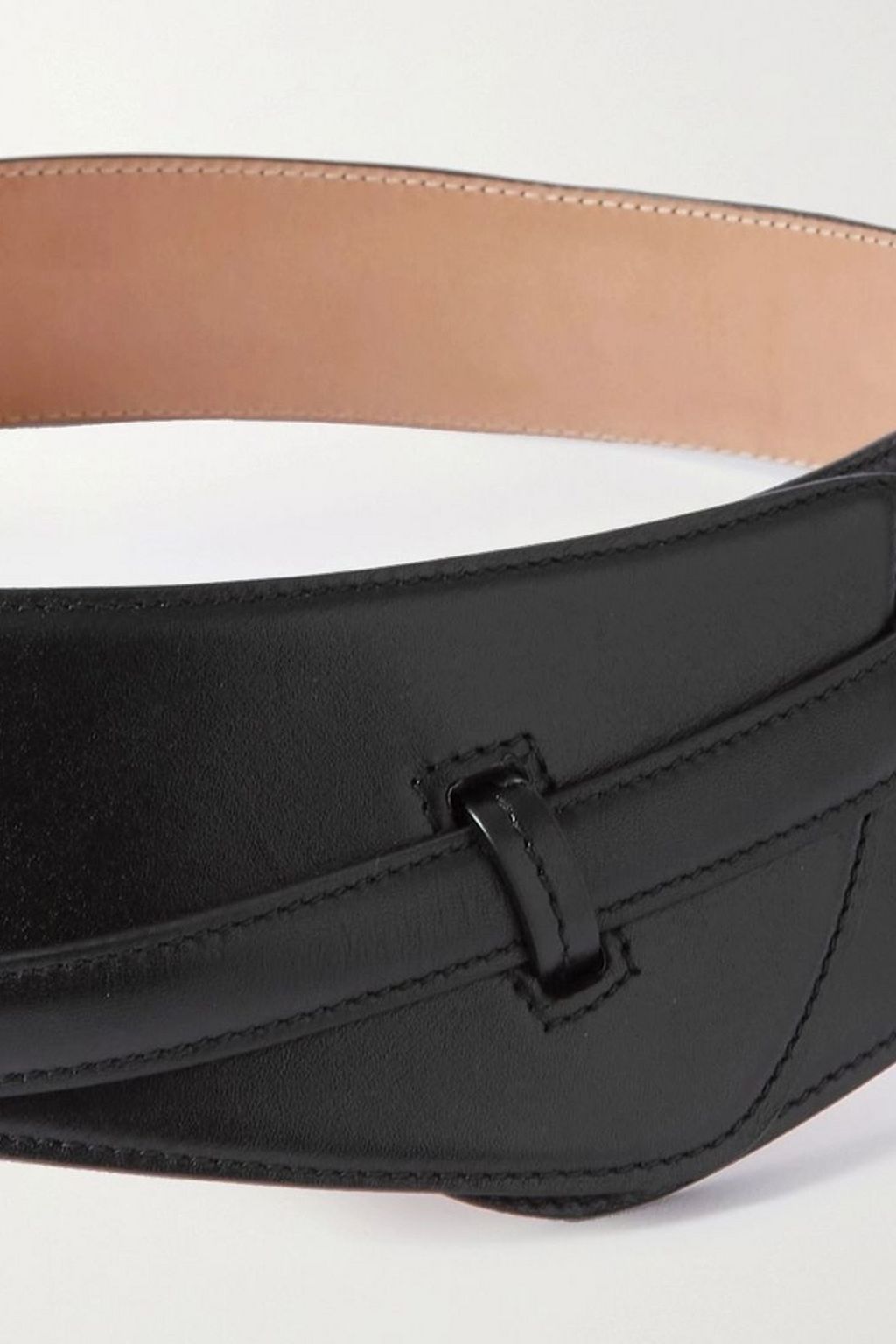 ALAÏA Paneled leather belt