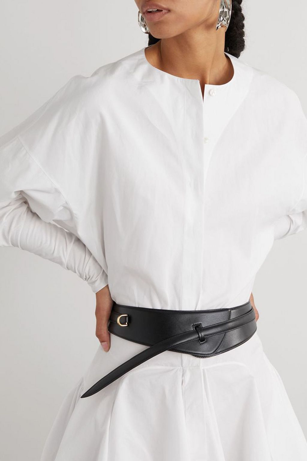ALAÏA Paneled leather belt