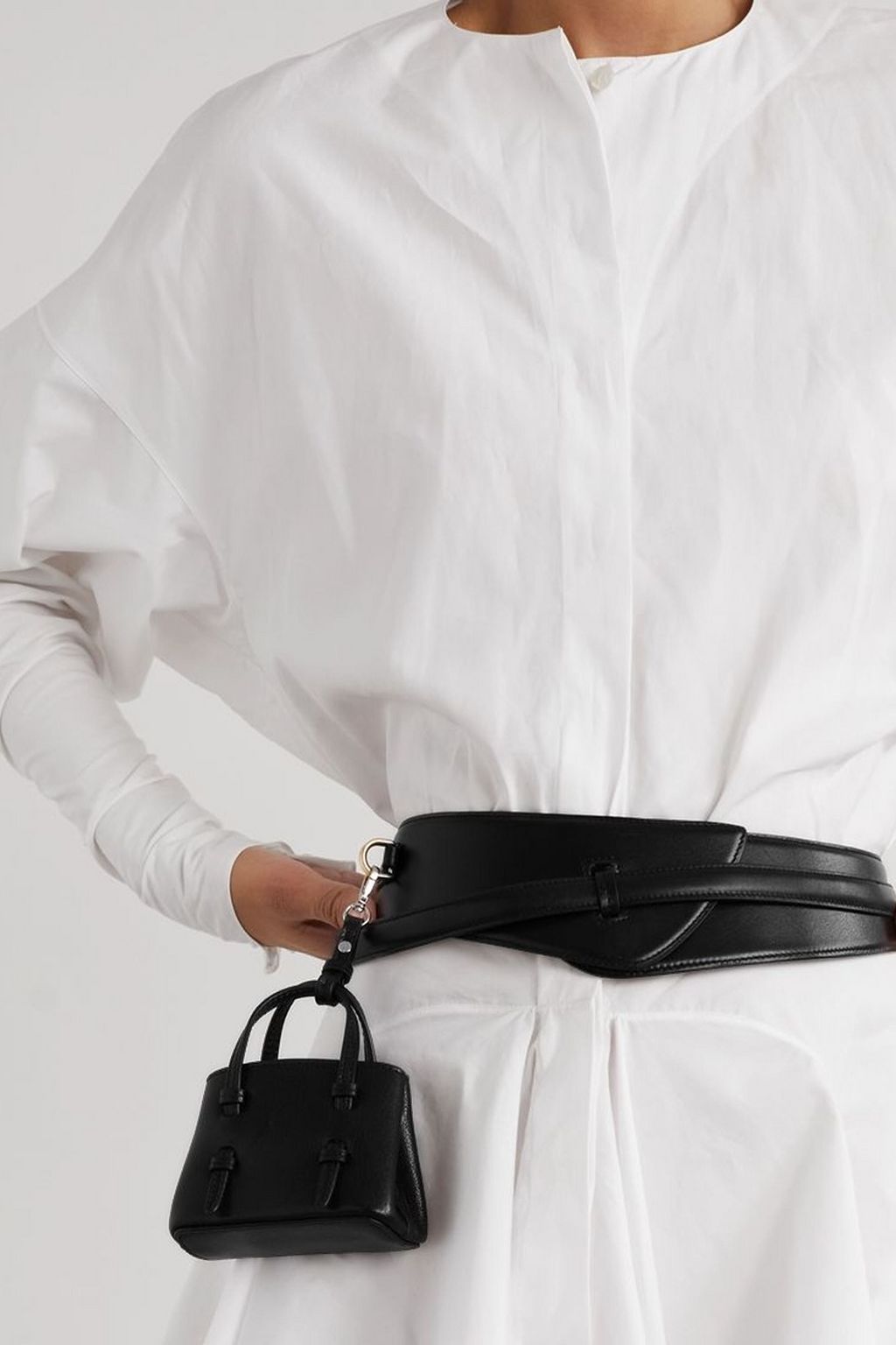 ALAÏA Paneled leather belt