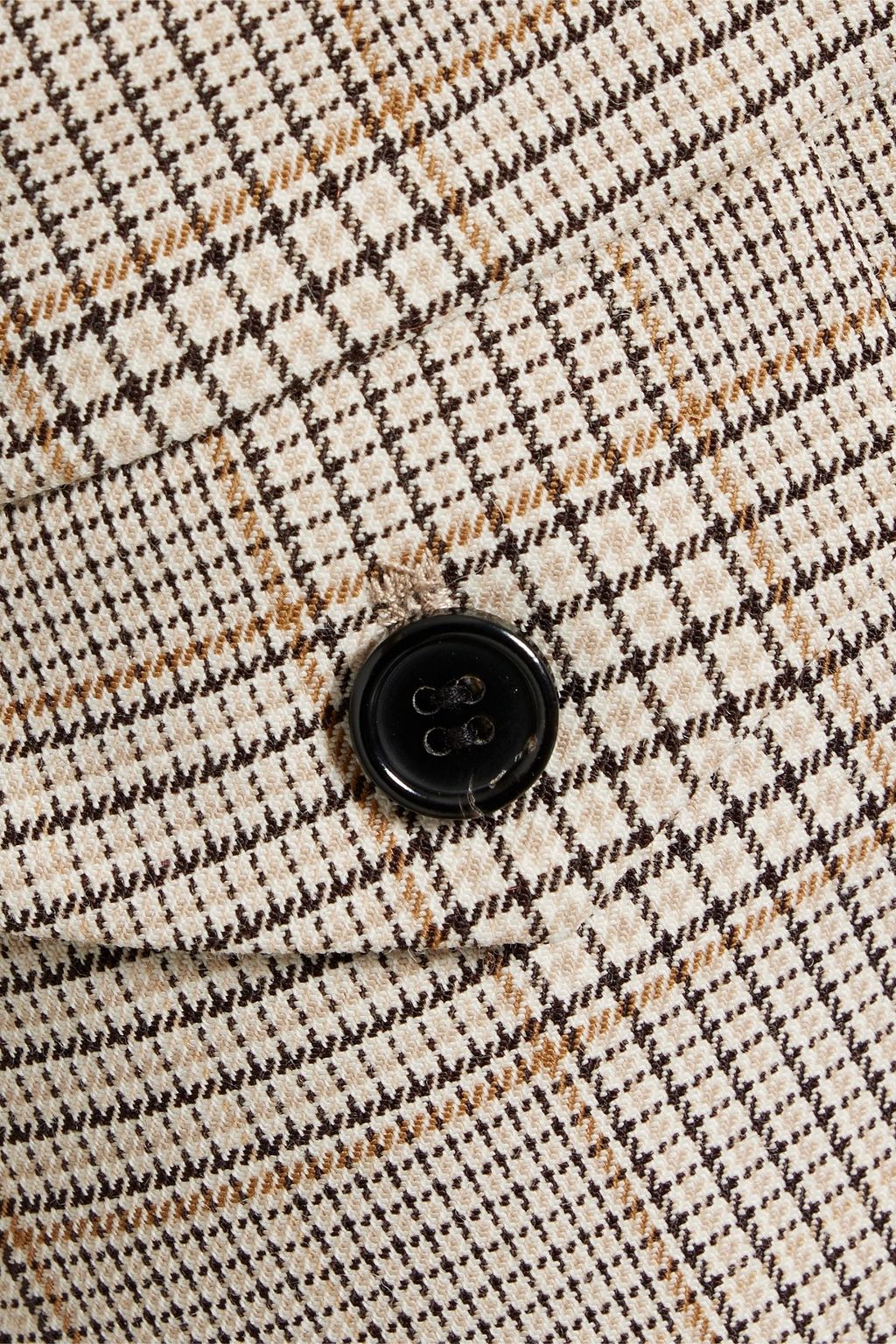 CO Prince of Wales checked twill midi skirt