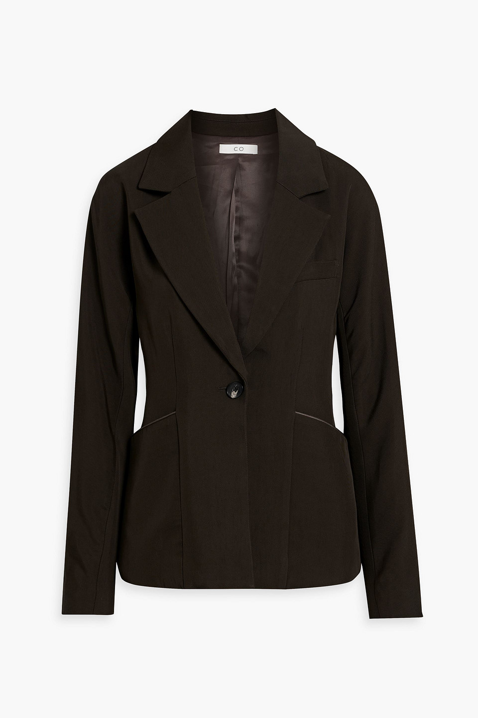 Co Faille Blazer In Black