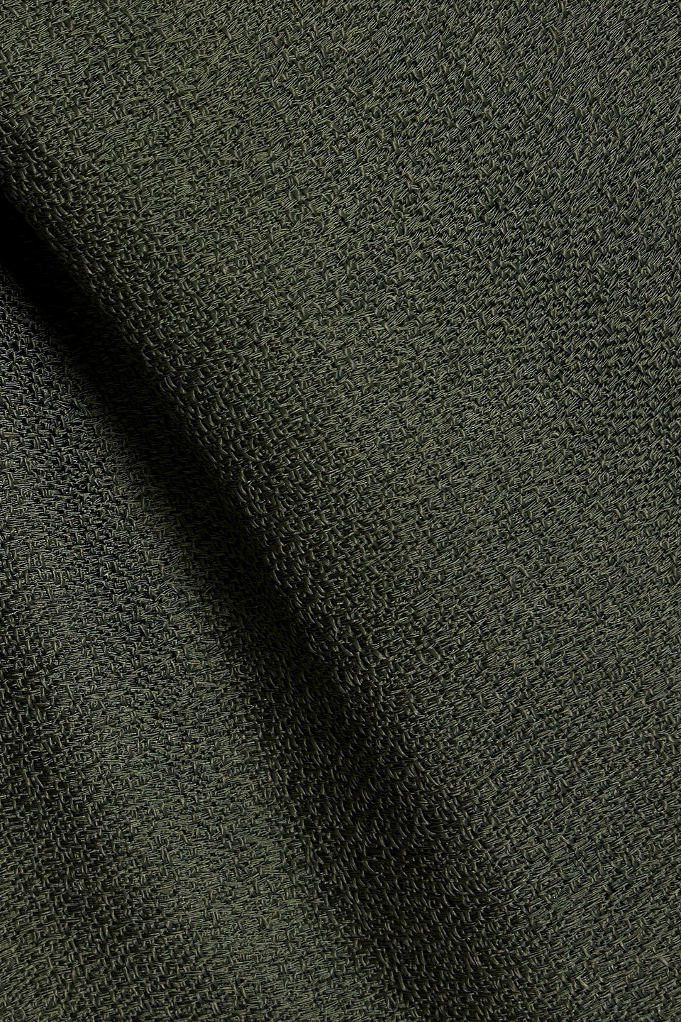 Co Draped Crepe Maxi Dress In Green