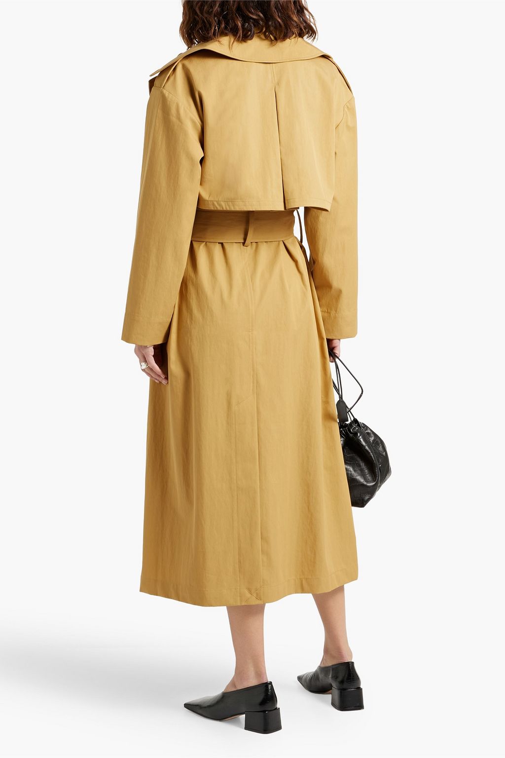 CO Double-breasted cotton-blend trench coat