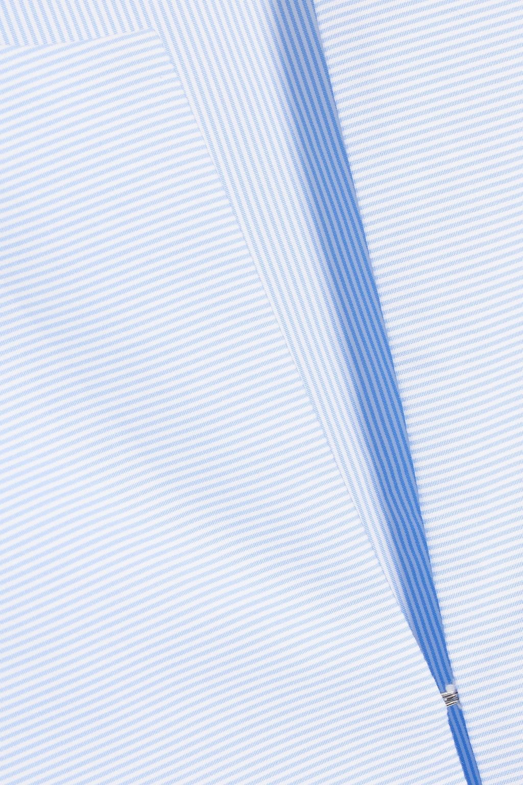 CO Striped cotton-poplin top