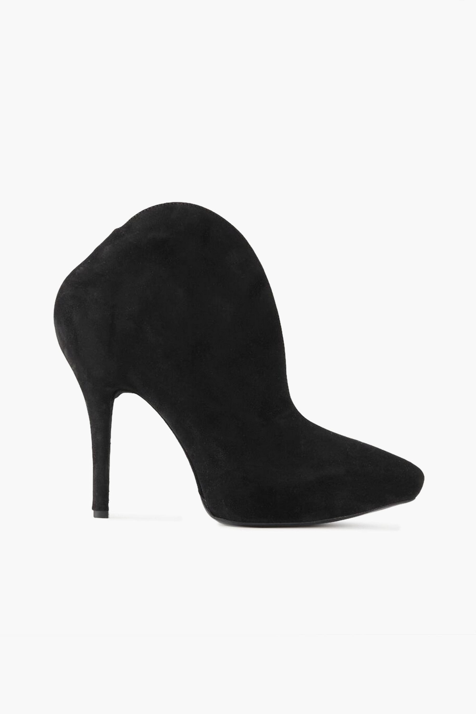 Alaïa 115 suede platform ankle boots