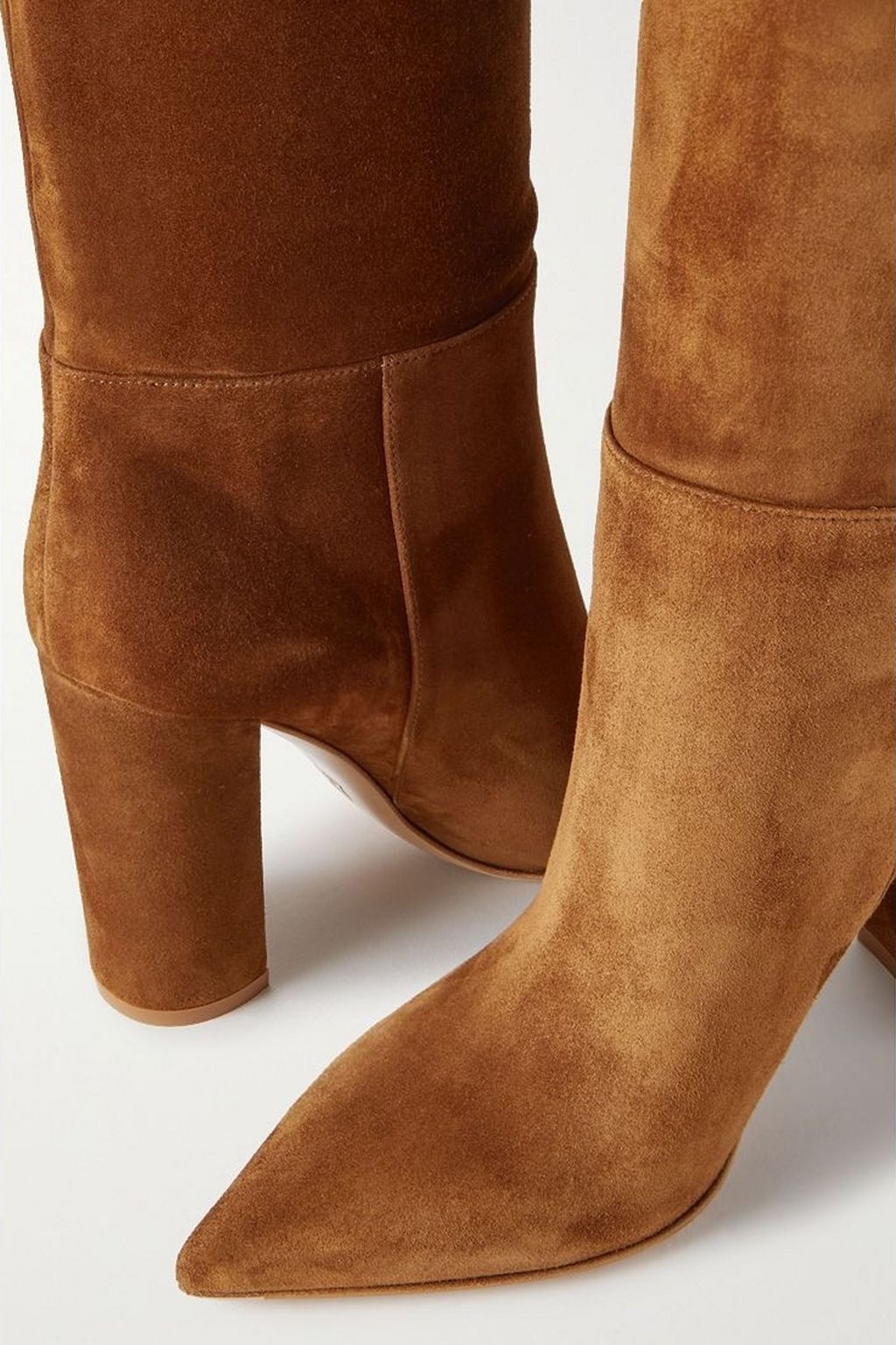 GIANVITO ROSSI 100 suede over-the-knee boots
