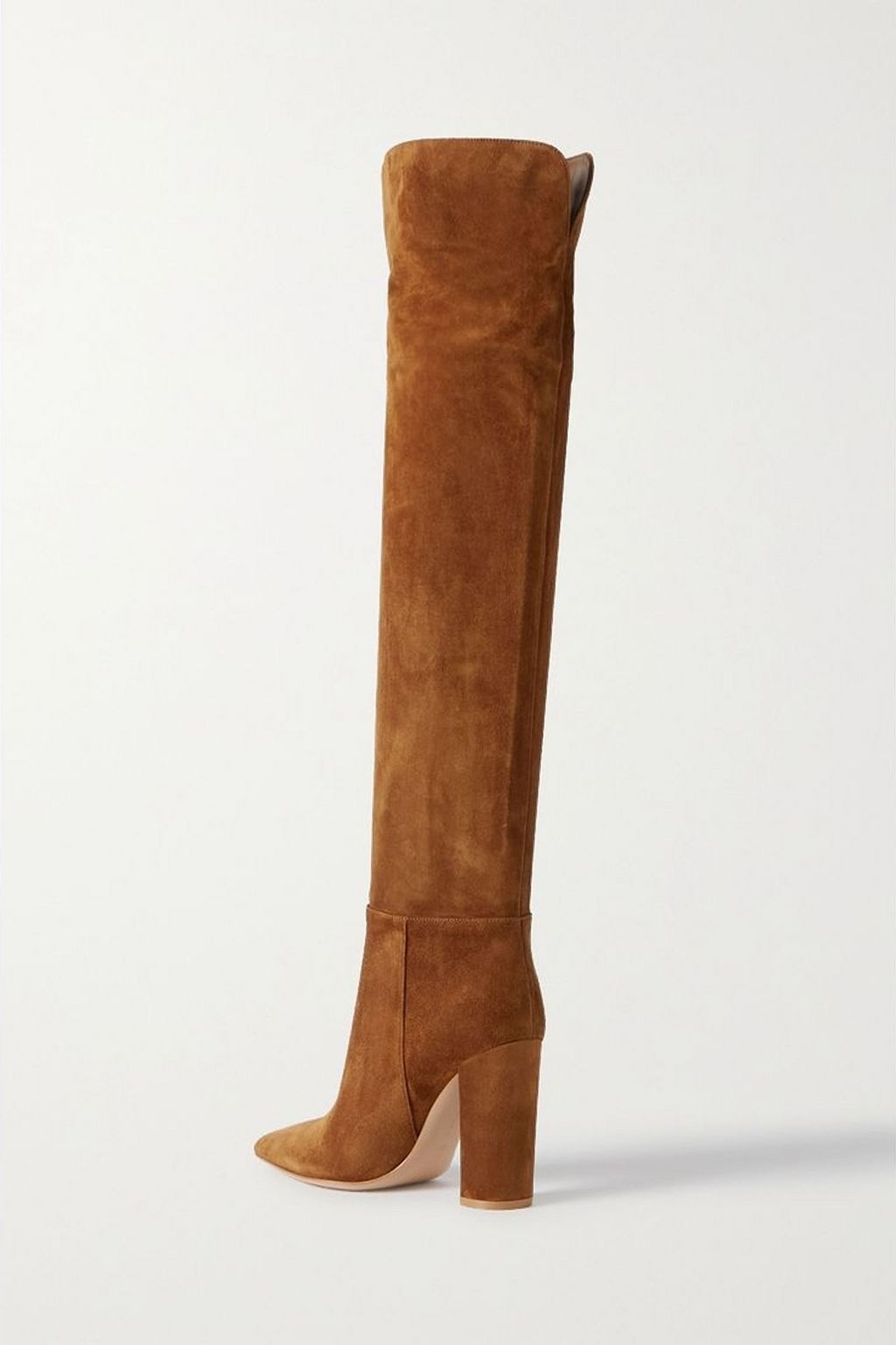 GIANVITO ROSSI 100 suede over-the-knee boots