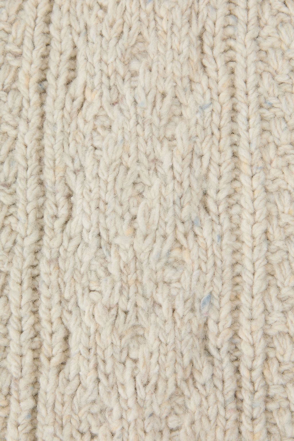 ALEX MILL Donegal cable-knit merino wool-blend scarf