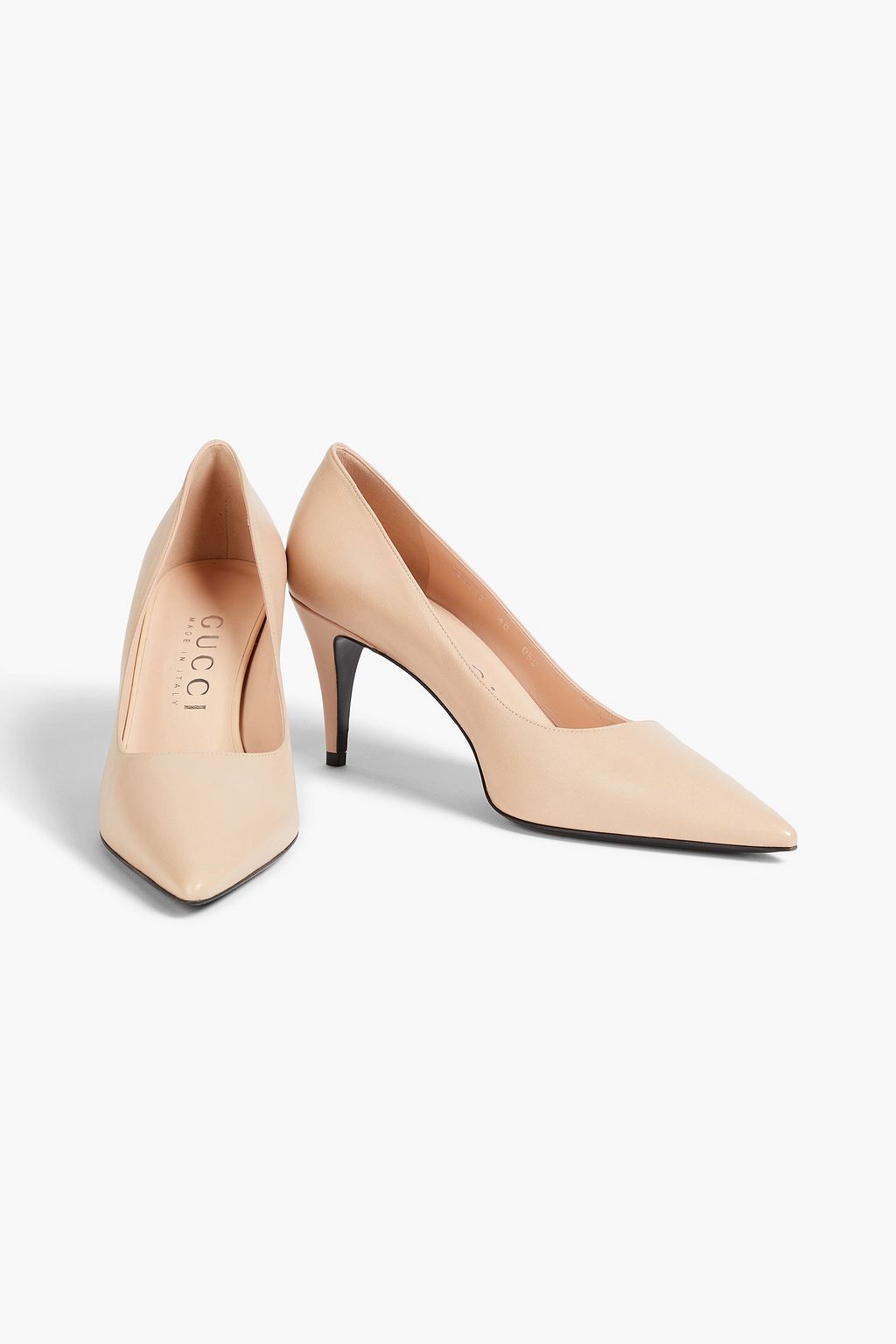 GUCCI حذاء بكعب عالٍ من الجلد