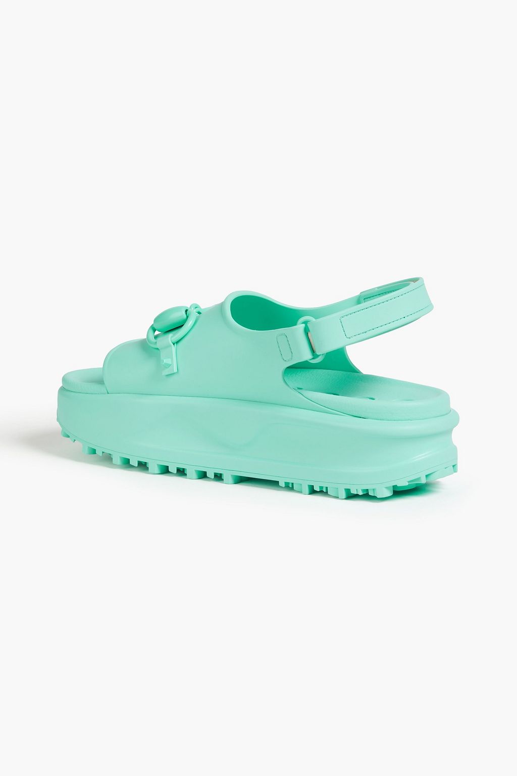 GUCCI ラバー プラットフォーム スリングバックサンダル
