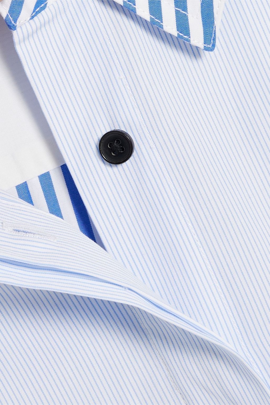 CO Striped cotton-poplin shirt