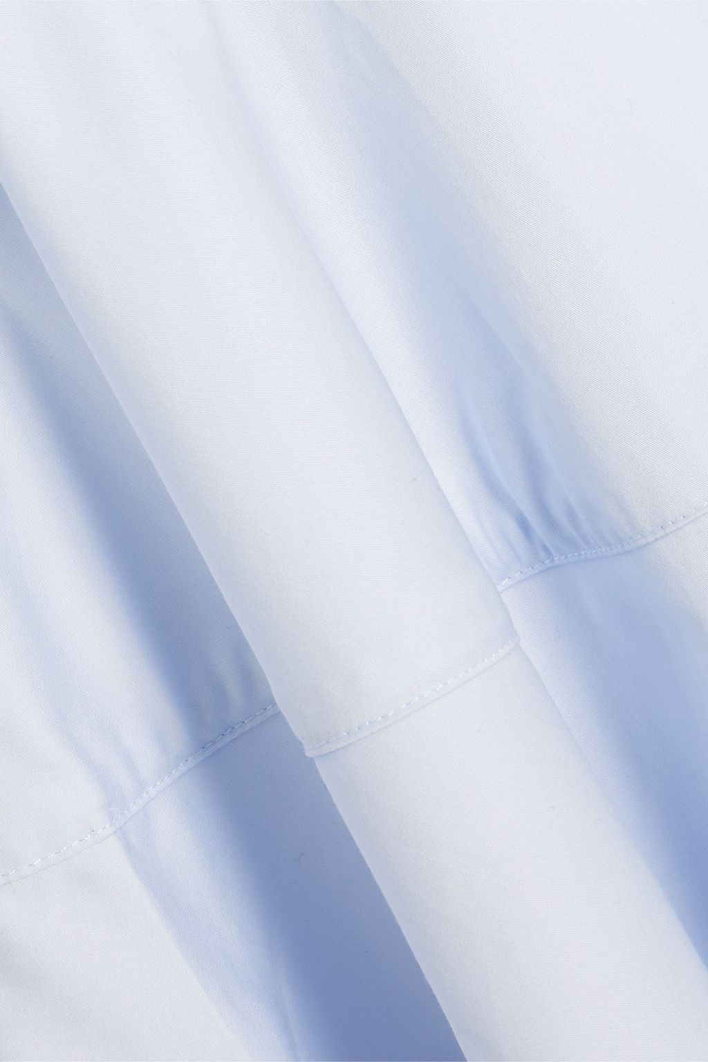 CO Fluted cotton-poplin shirt