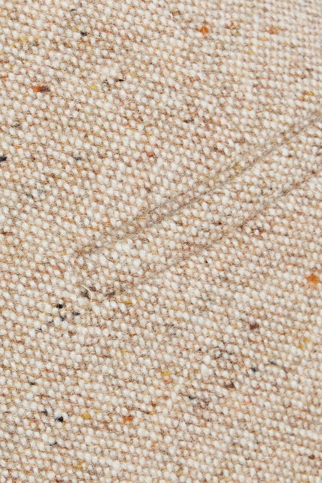CO Donegal wool mini skirt