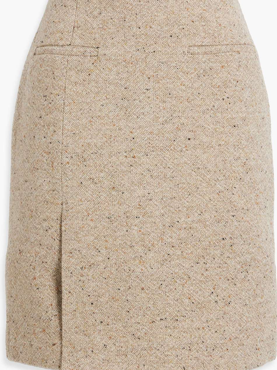 donegal wool mini skirt