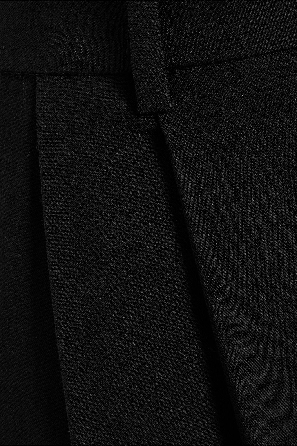 CO Wool-blend twill straight-leg pants