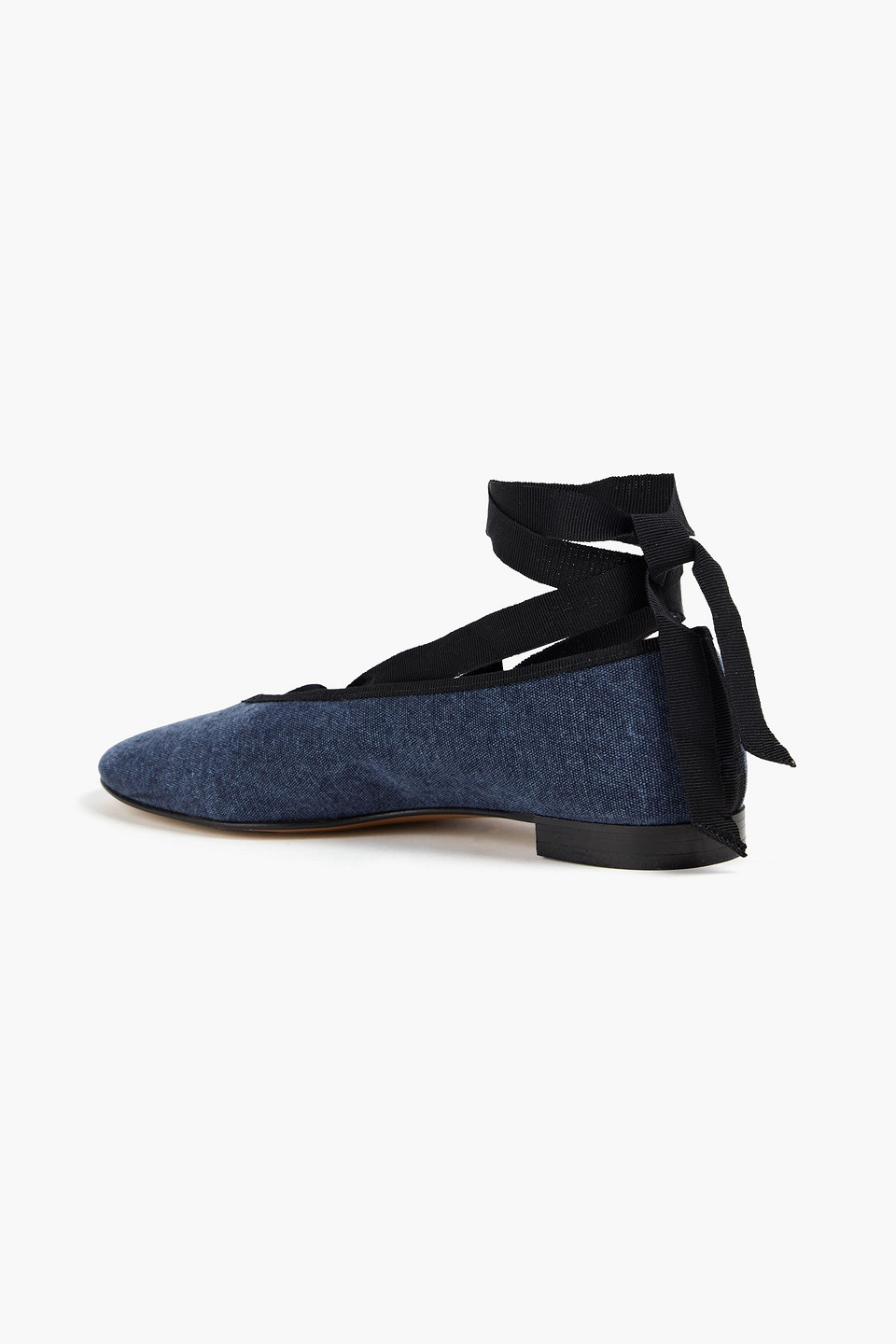 Alex Mill Juliet Canvas Ballet Flats In Navy