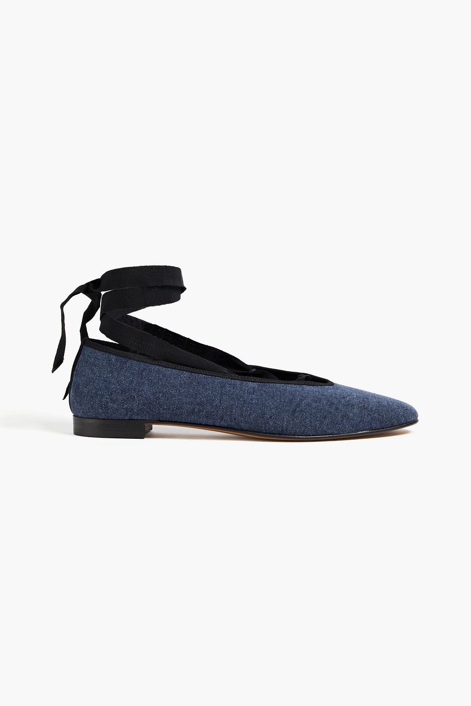 Alex Mill Juliet Canvas Ballet Flats In Navy