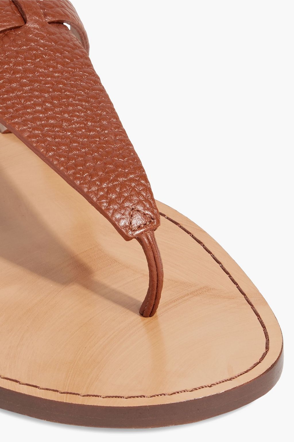 VALENTINO GARAVANI Rockstud pebbled-leather sandals