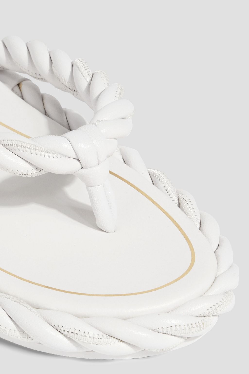 VALENTINO GARAVANI The Rope woven leather sandals